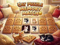 Játék Cat Puzzle Memory Match
